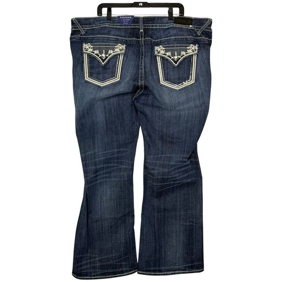 |NWT| VIGOSS Embellished Embroidered New York Boot Jeans - Picture 1 of 11